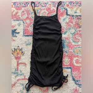 Forever 21 Black Spaghetti Strap Bodycon Mini Dress
